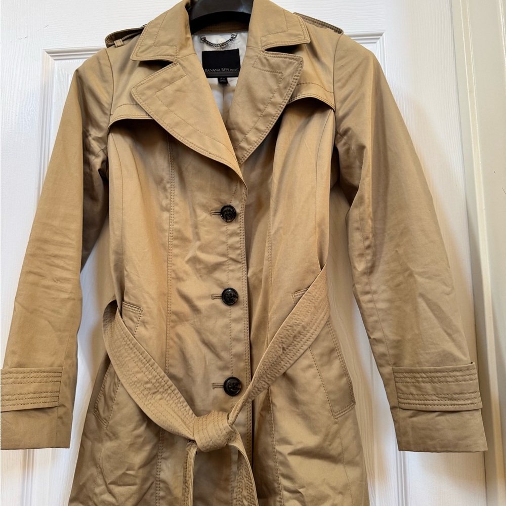 Banana Republic Beige Trench Coat